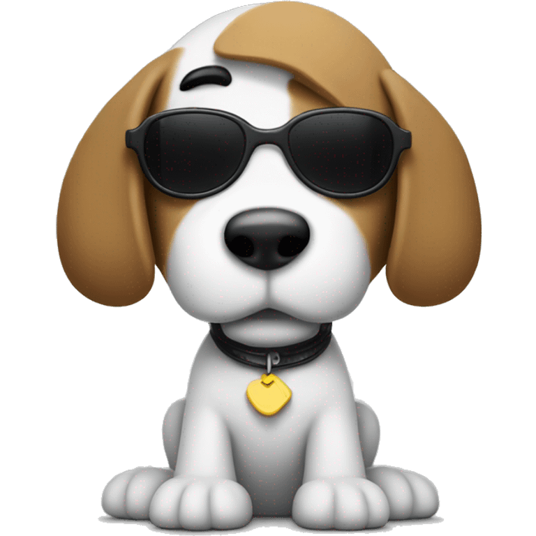 snoopy as joe cool emoji