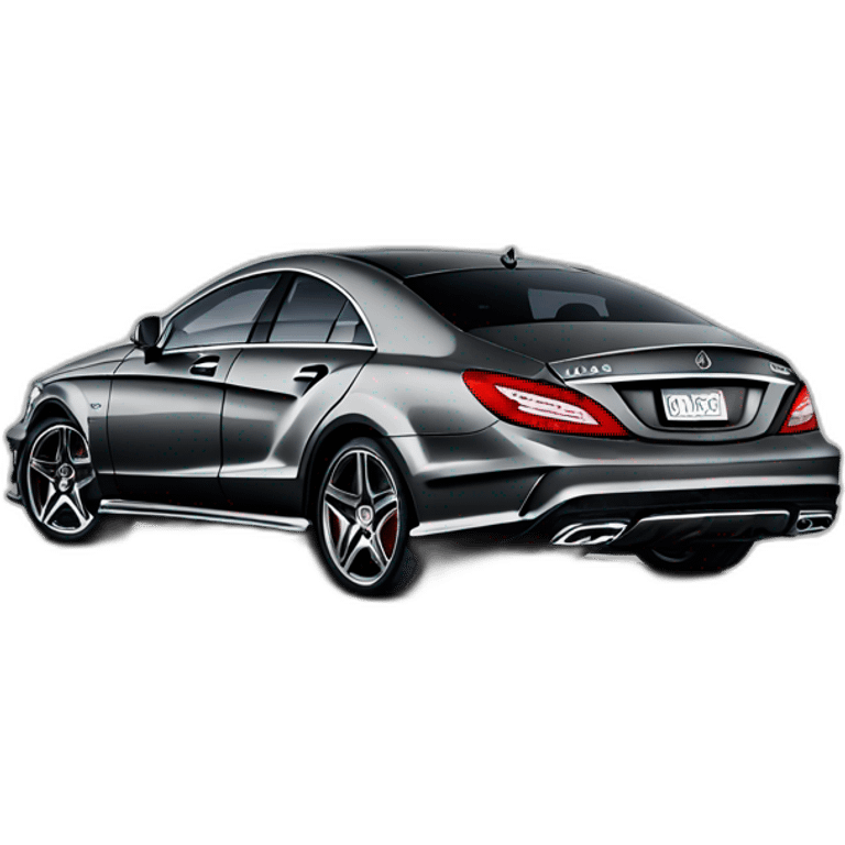 Mercedes cls63 2012 yesr black color emoji