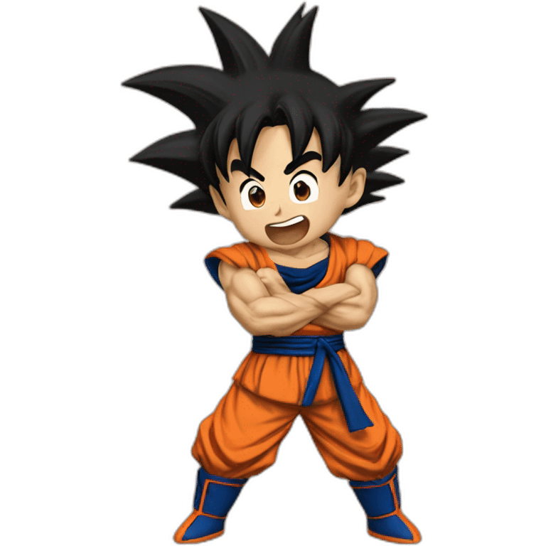 does goku clean those nuts? emoji