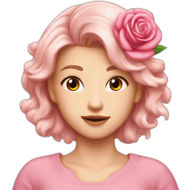 Cœur rose emoji