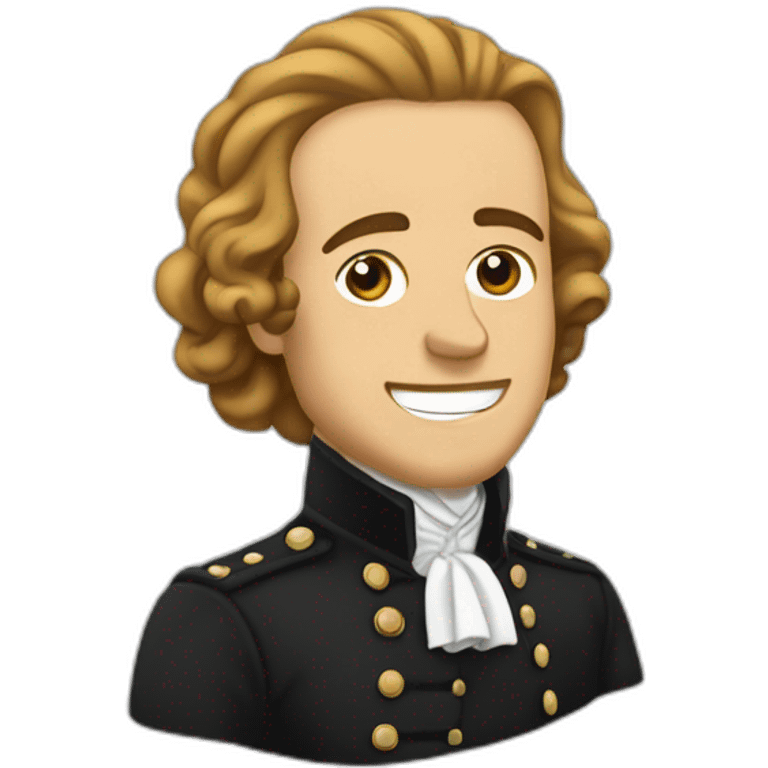 Hamilton qui fait un pouce en l'air emoji