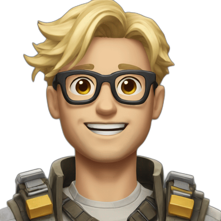 apex legends men blond brille glatze emoji