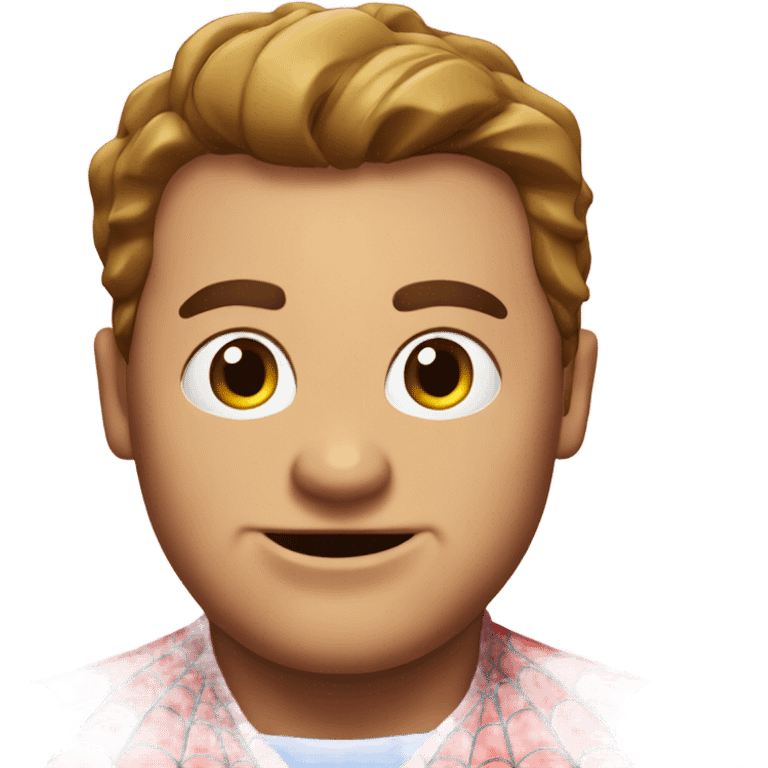 Fat spider - man emoji