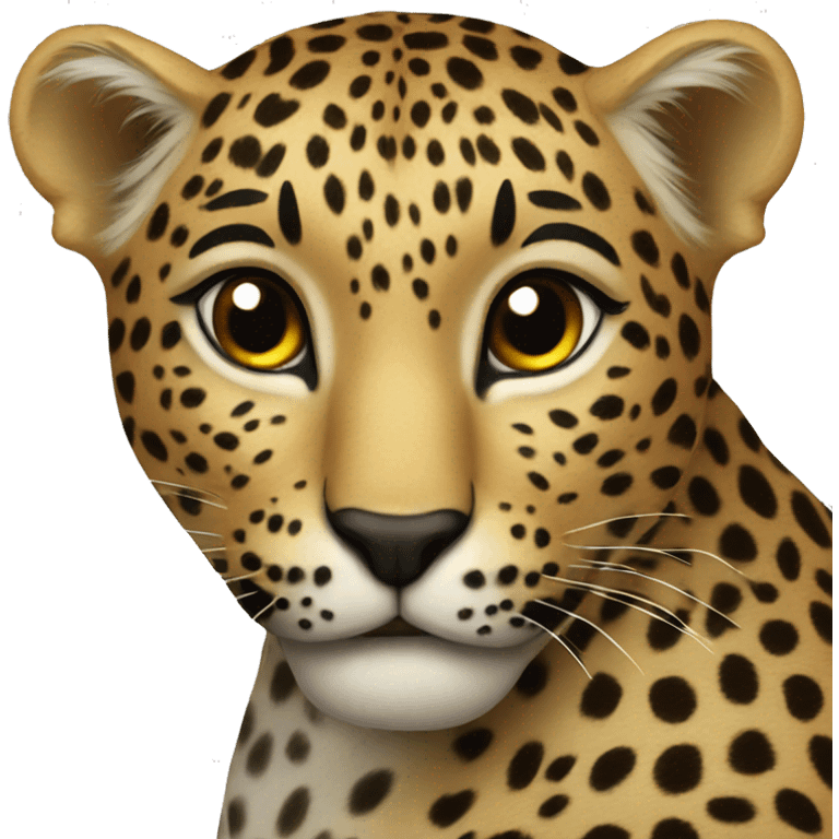 Leopard heart  emoji