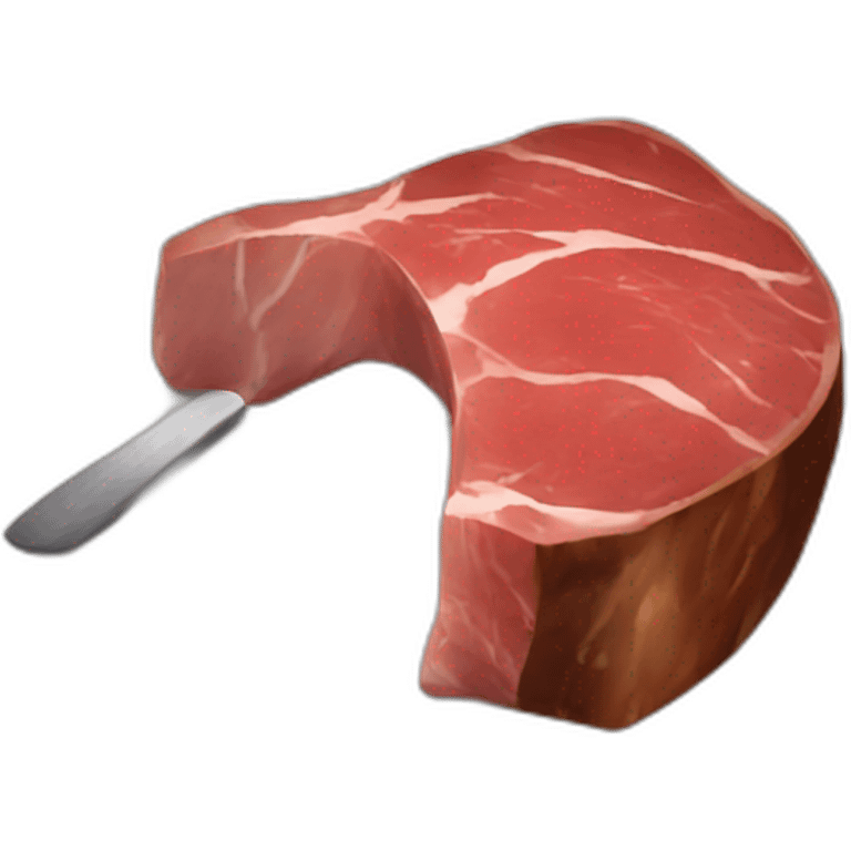 a rich steak emoji