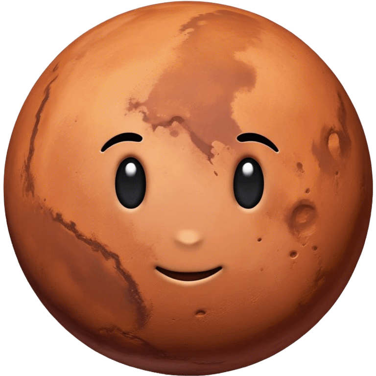 Planet Mars emoji