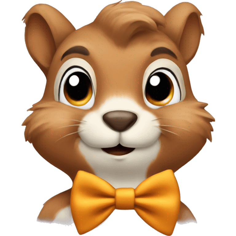 squirrel wearing a bow tie  emoji