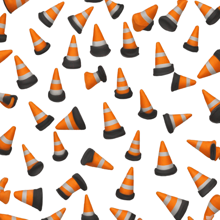 Traffic cone emoji