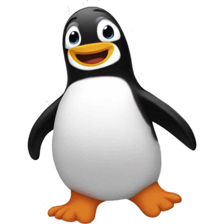 Happy feet emoji