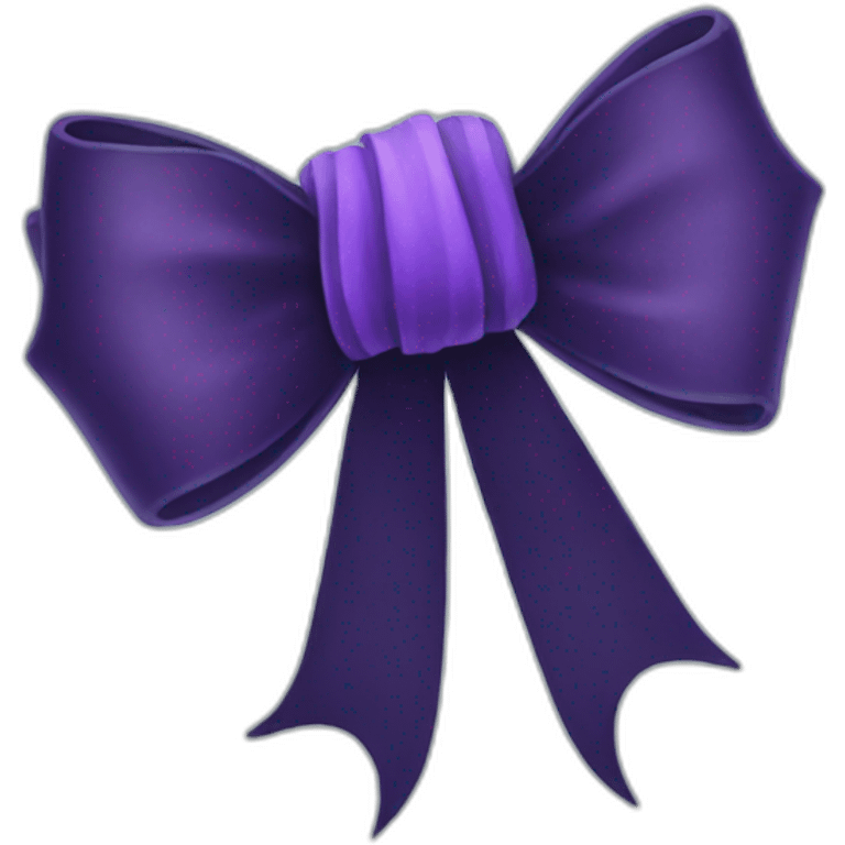 Spooky bow emoji