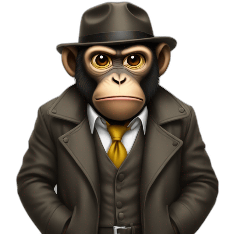 Gangster Monkey emoji