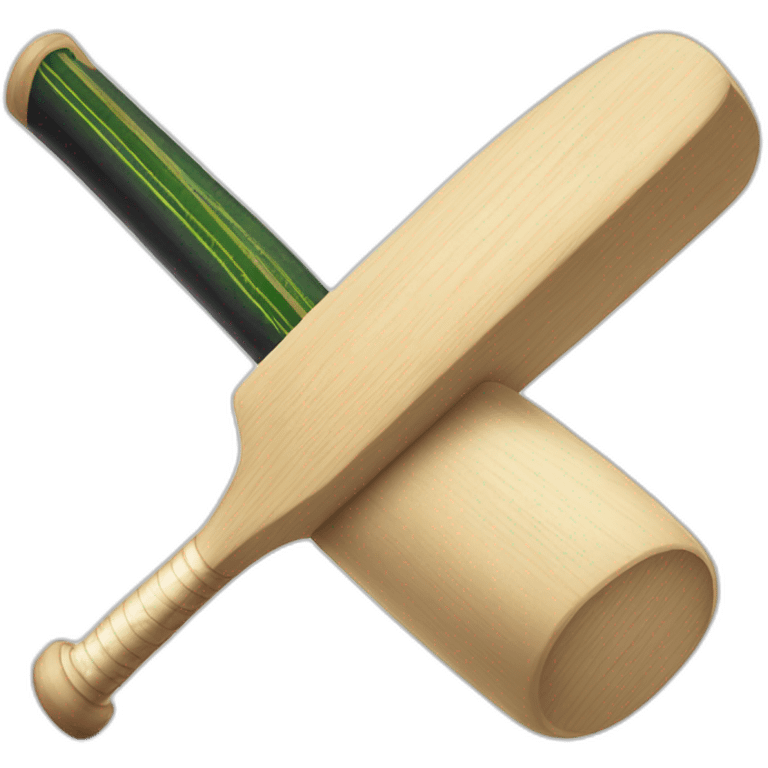 Cricket bat emoji