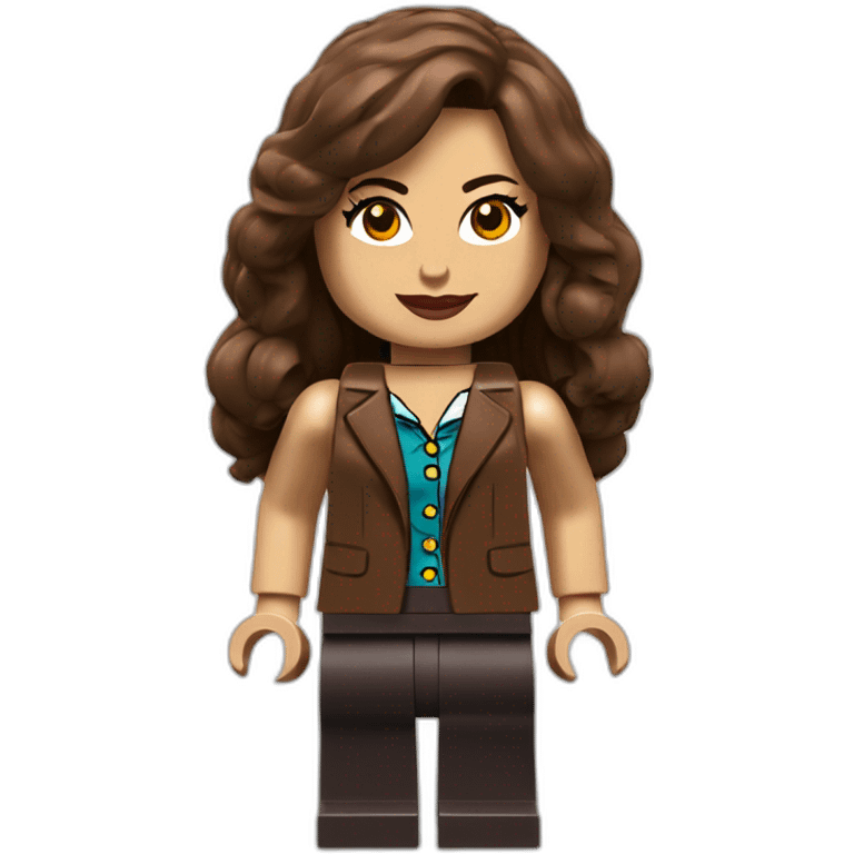 lego woman brune emoji