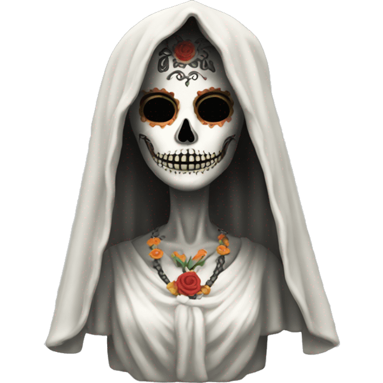 The statue of Santa Muerta, Goddess of Death.  emoji