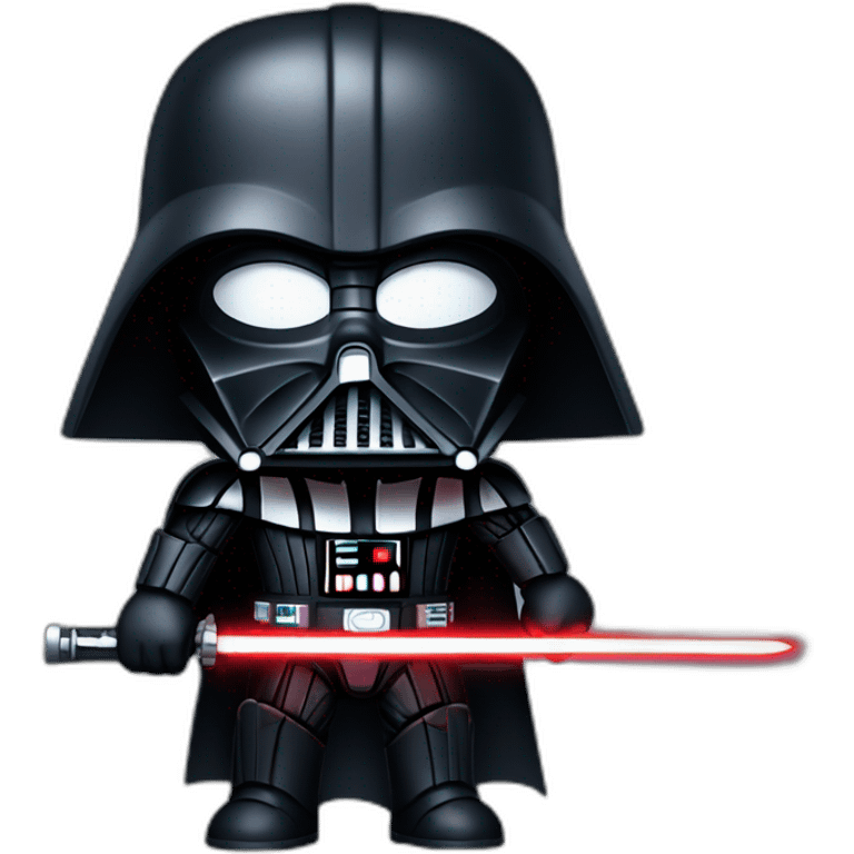 darth vader with a saber light emoji