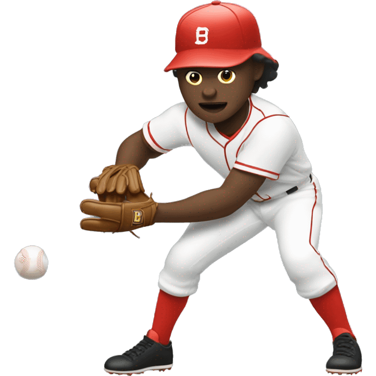 Baseball player striking out emoji