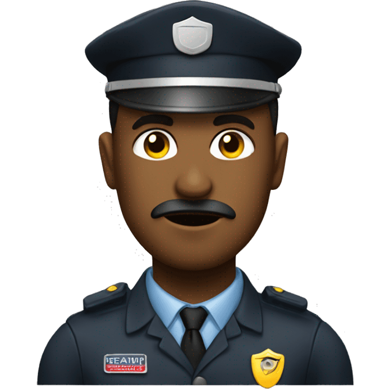 sick security guard  emoji