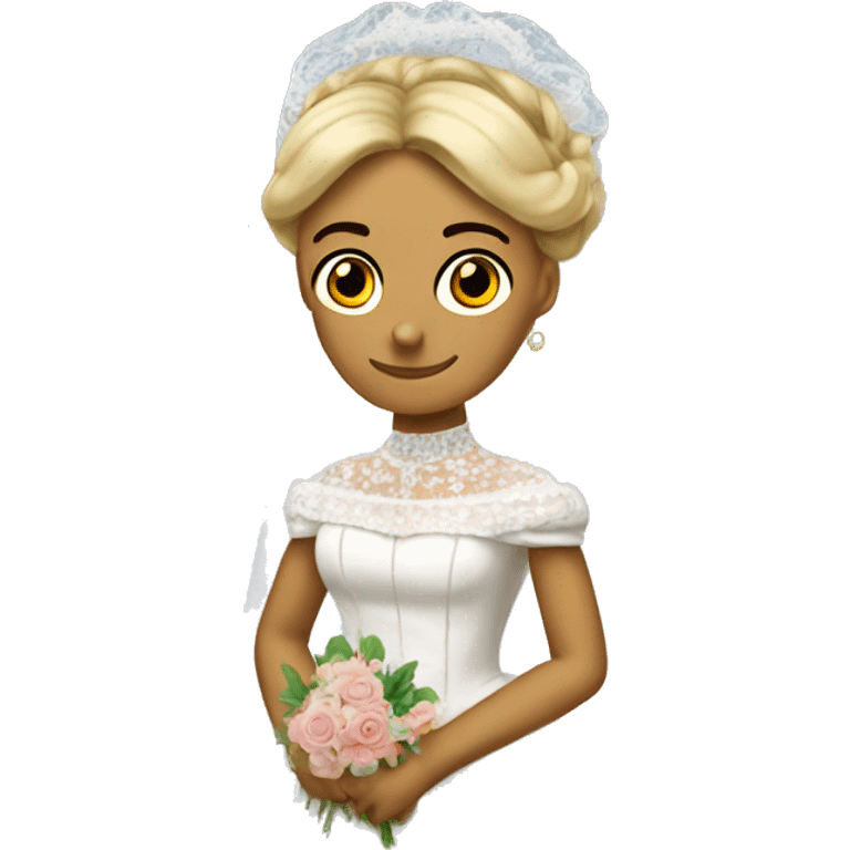 Napoleon Bonaparte in a wedding dress emoji