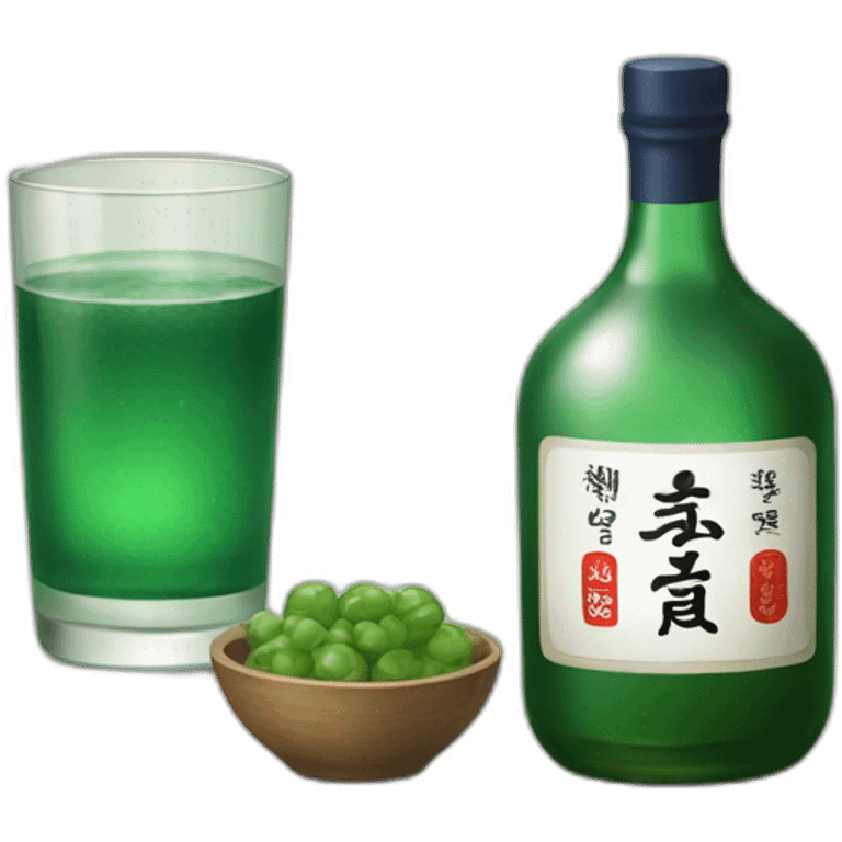 korean soju emoji