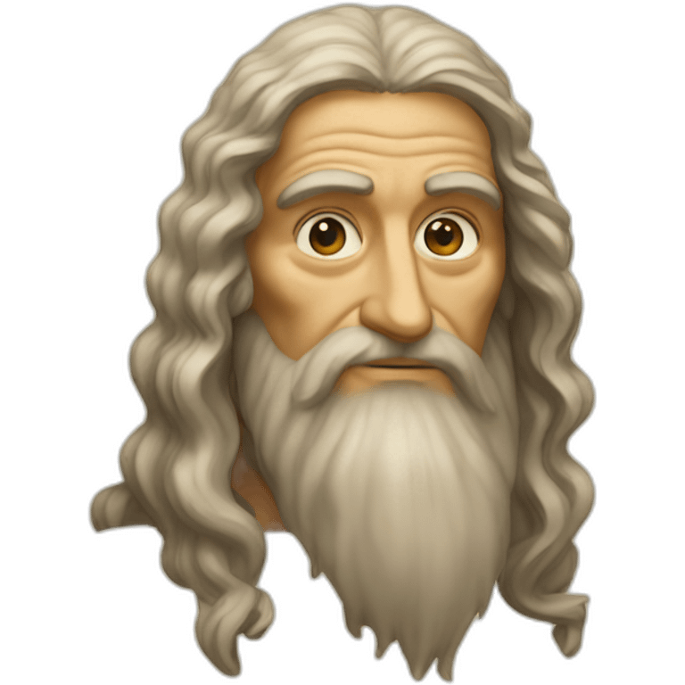 Leonardo da vinci emoji