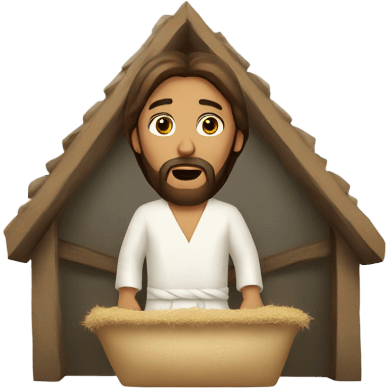 Jesus manger emoji