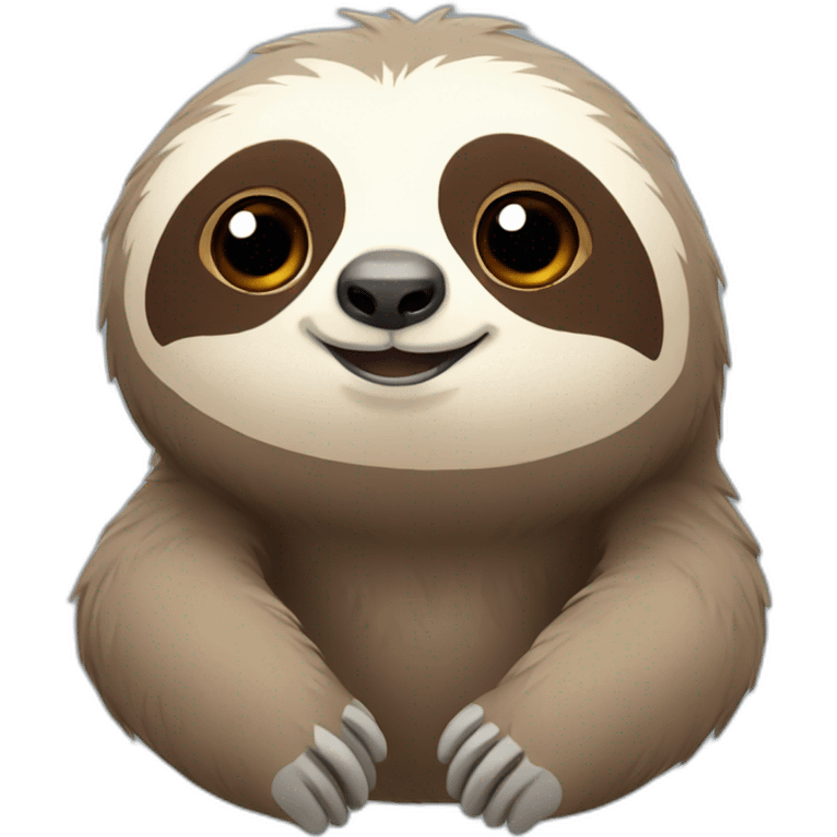 Cute sloth  emoji