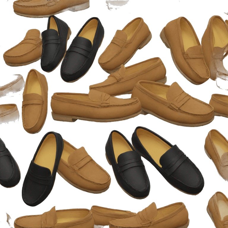 Loafers black emoji