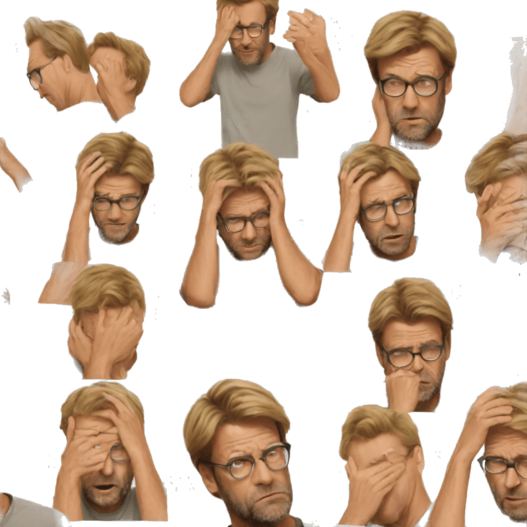 Klopp facepalm emoji