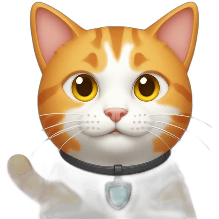 ginger cat play video game emoji