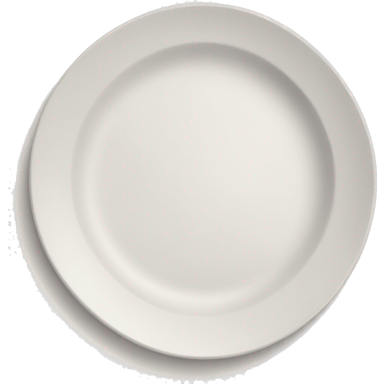 Empty plate emoji