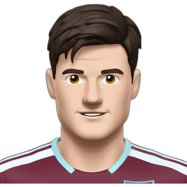 Harry Maguire in a West Ham shirt emoji