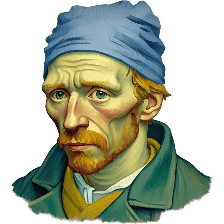 "Self-Portrait with Bandaged Ear" - Vincent van Gogh emoji