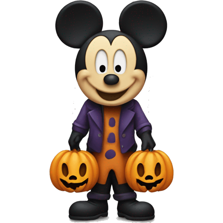 Halloween Mickey Mouse emoji