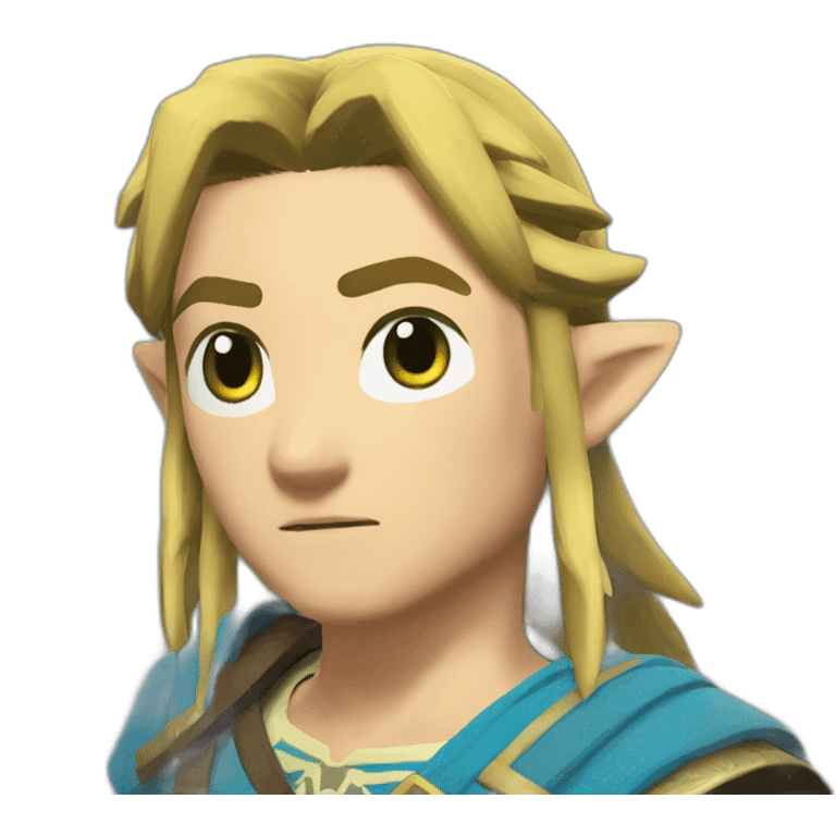 Zelda Breath of the wild Link emoji