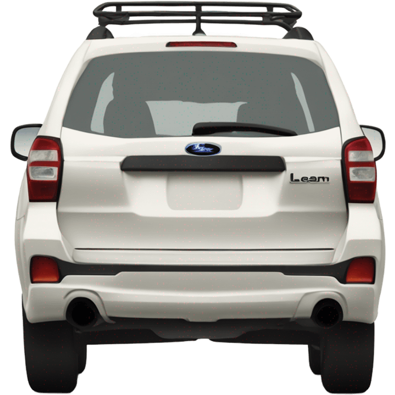 White 2007 LLBEAN Subaru Forester  emoji