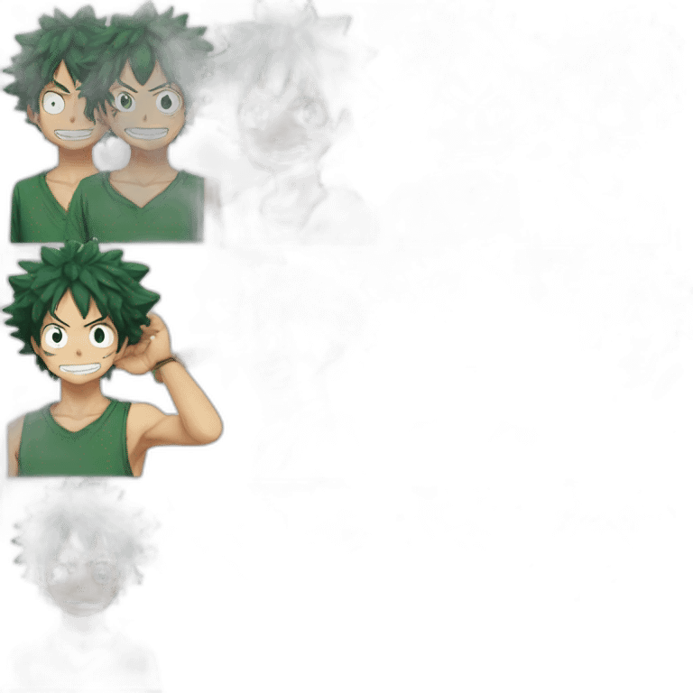 Izuku in one piece emoji