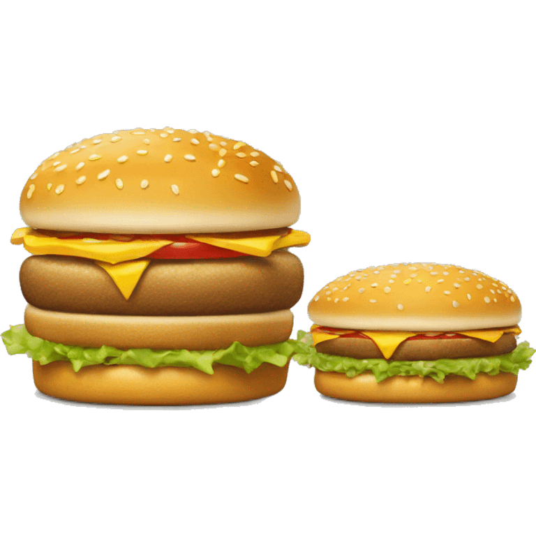 Mcdonalds Big Mac with no big mac words on it emoji