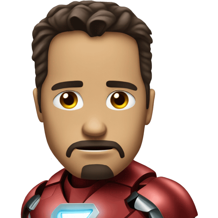 Iron man very sad emoji