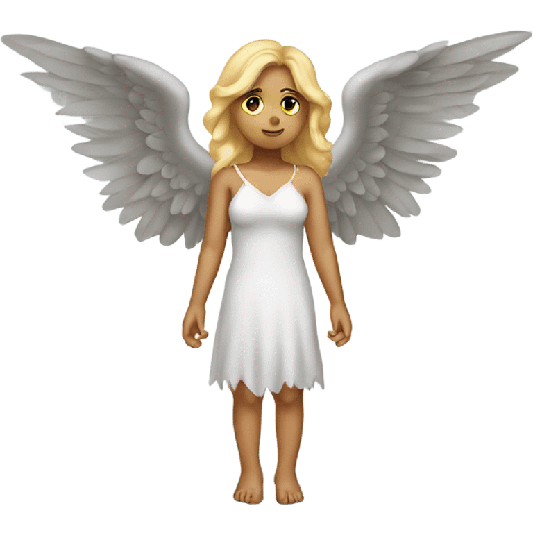 Fallen angel with wings emoji