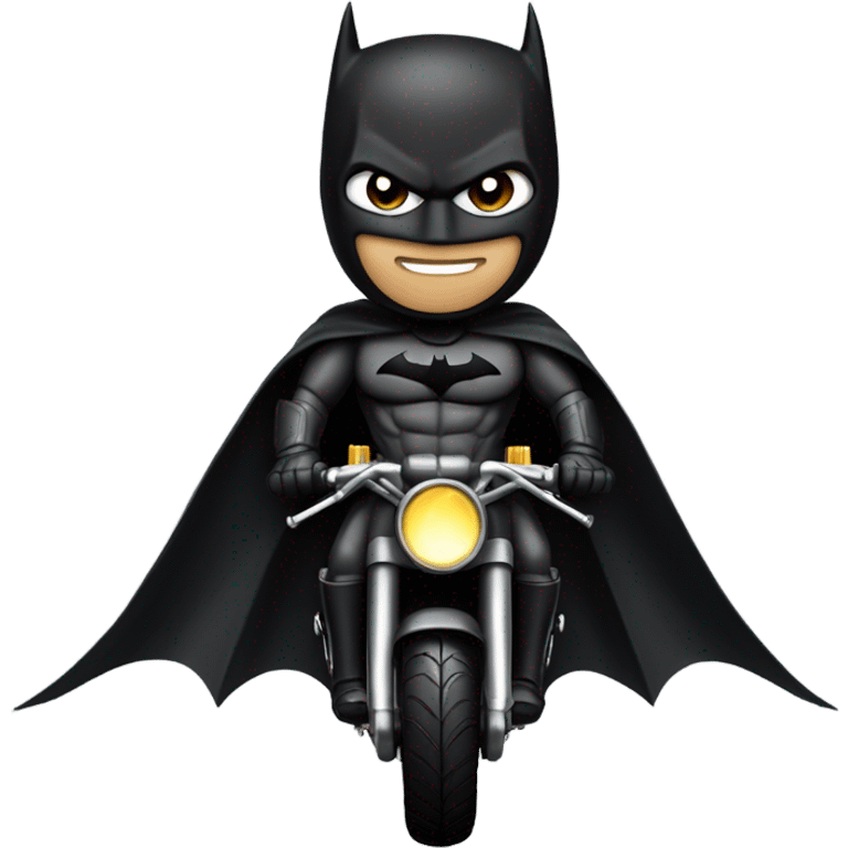 Batman riding a bike emoji