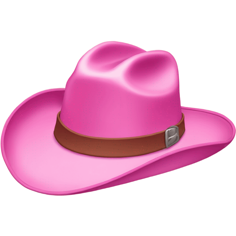 Pink Cowboy hat emoji