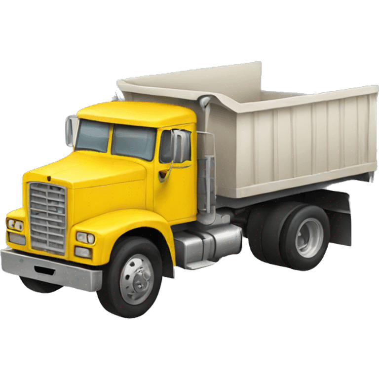 truck yellow emoji