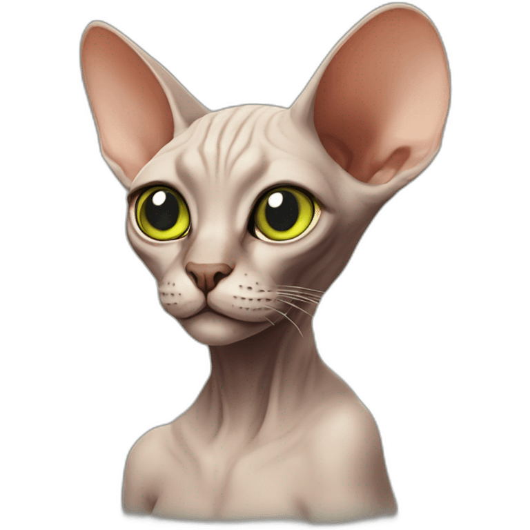 ALIEN SPHINX CAT emoji