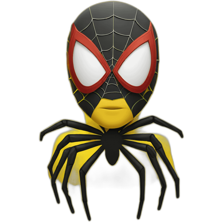 spider man in yellow emoji