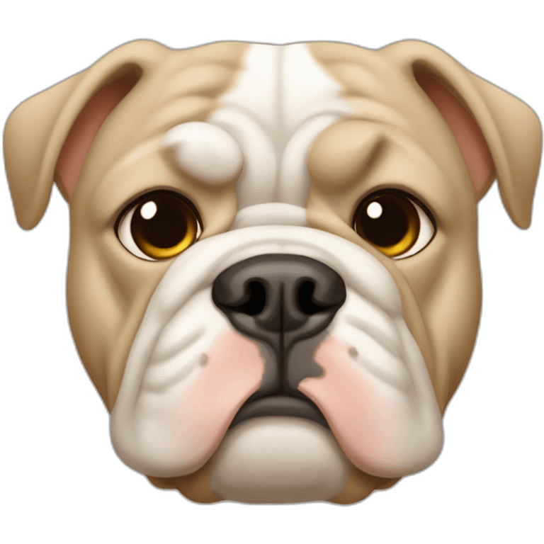 Bulldog frances all beige emoji