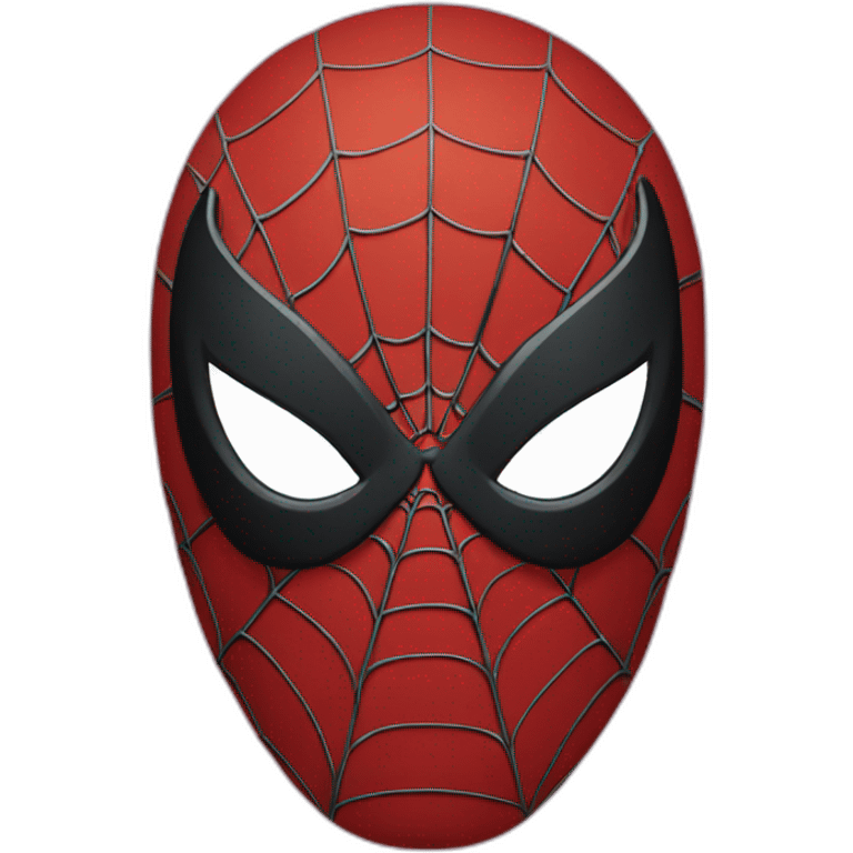 black spider-man miles moralesin mask emoji