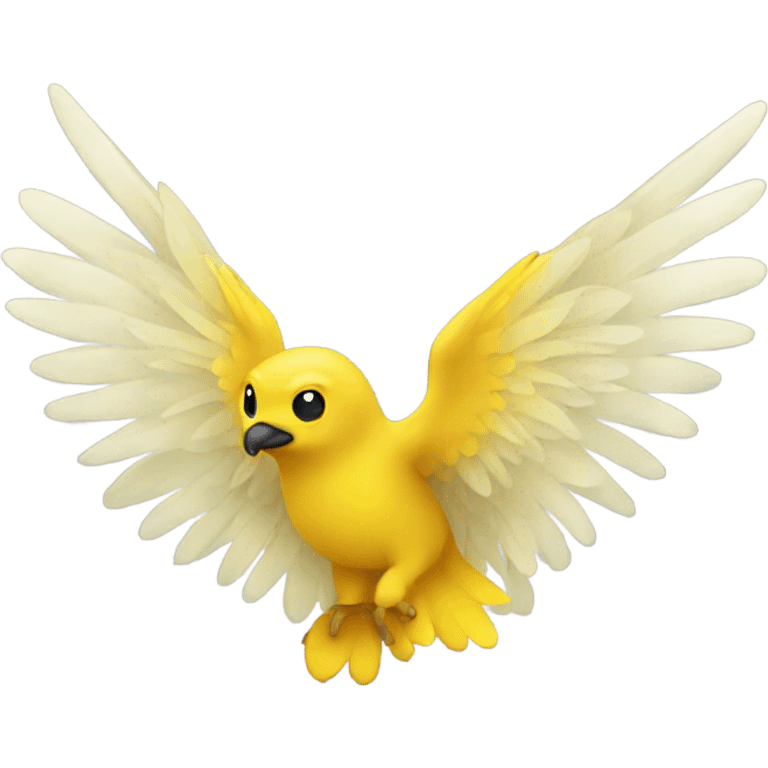 Yellow wings  emoji