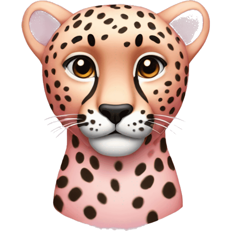 pink cheetah emoji