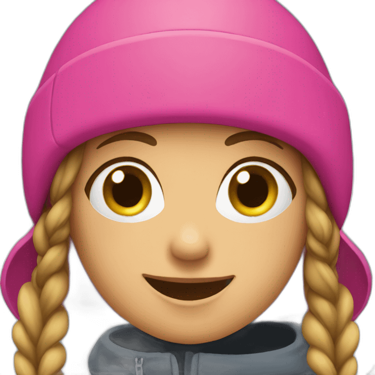 girl on a ski emoji