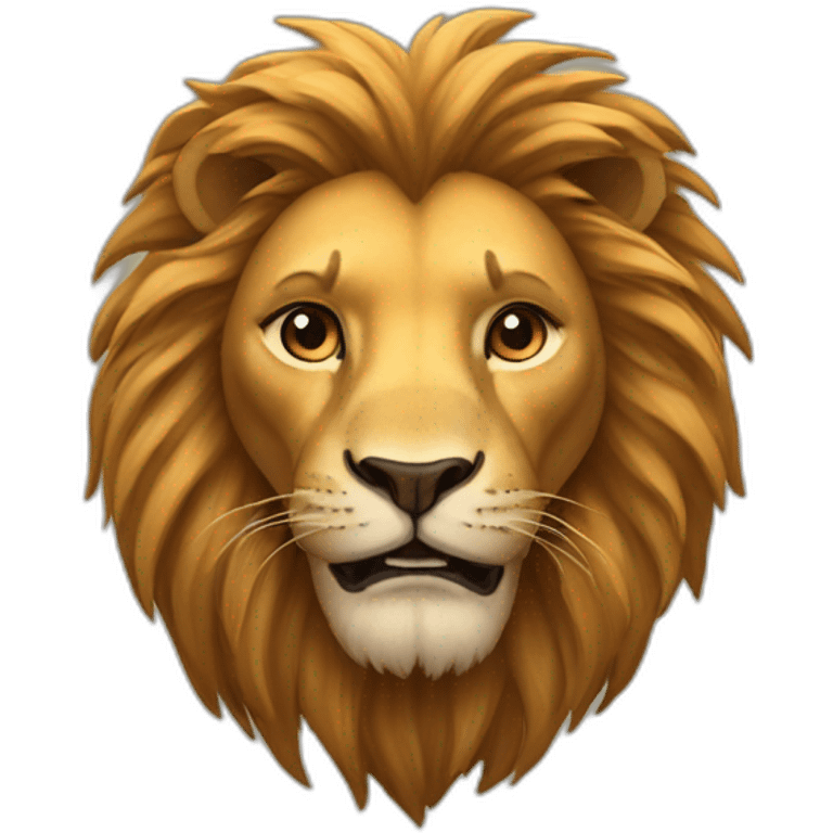 lion with man emoji